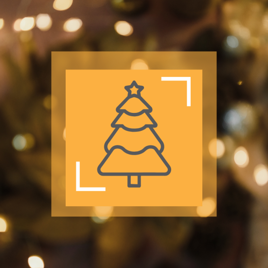 Grafik fremstilling af julestemning. 
