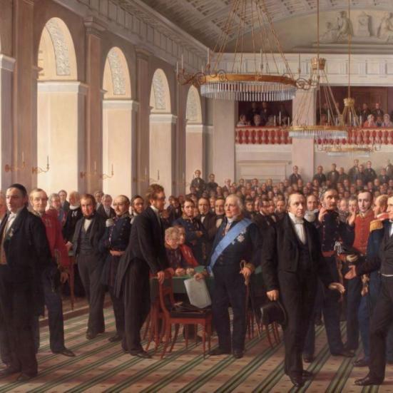Grundlovgivende_rigsforsamling-Constantin_Hansen 1860-1864
